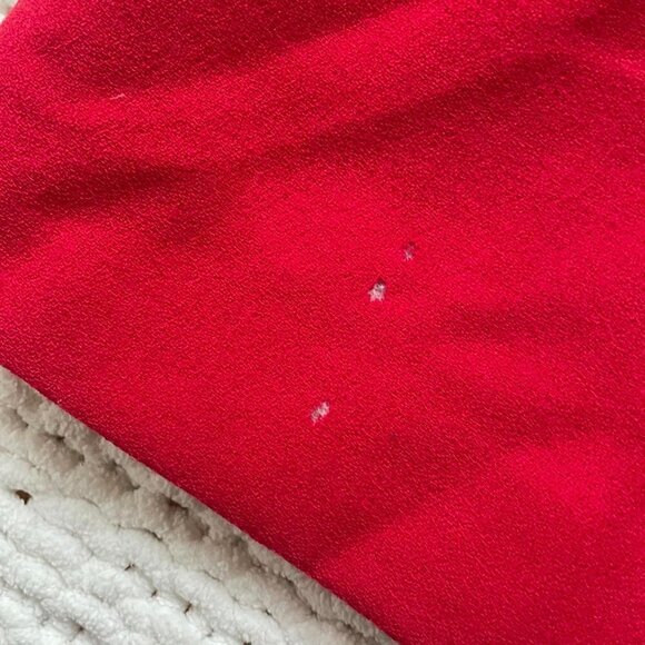 Vintage Red Blazer with Gold Accents - Size 10 - Picture 5 of 5